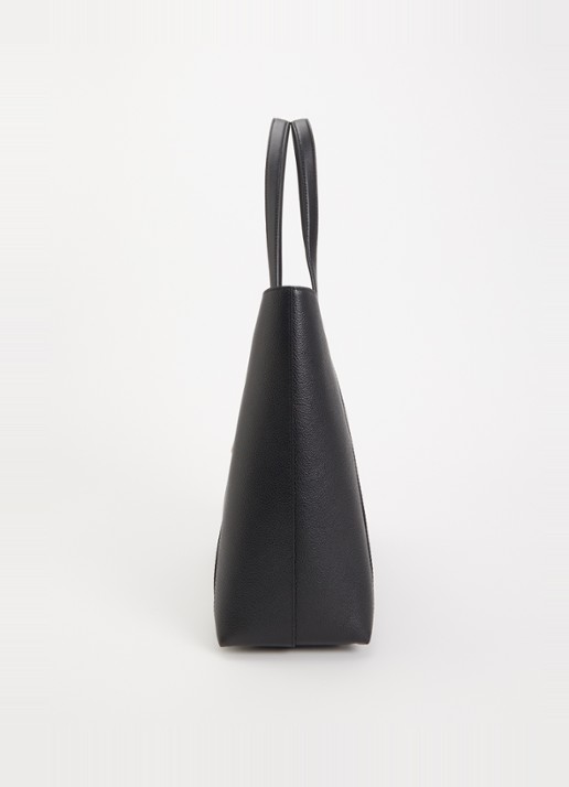 FURLA Goccia L schoudertas van kalfsleer met logo - detail 4 zwart