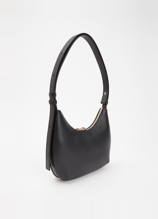 FURLA Goccia S schoudertas van leer  - achterkant 5 zwart