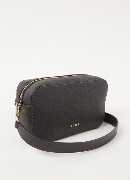 FURLA Primula S crossbodytas van leer - achterkant 2 zwart