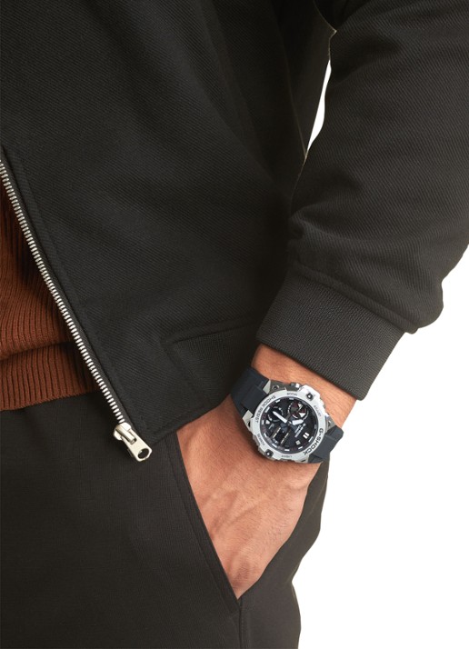 G-Shock G-STEEL horloge GST-B400 - detail 2 zilver