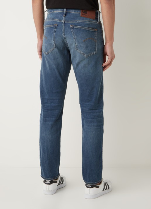 G-Star RAW 3301 slim fit jeans met stretch - achterkant 3 indigo