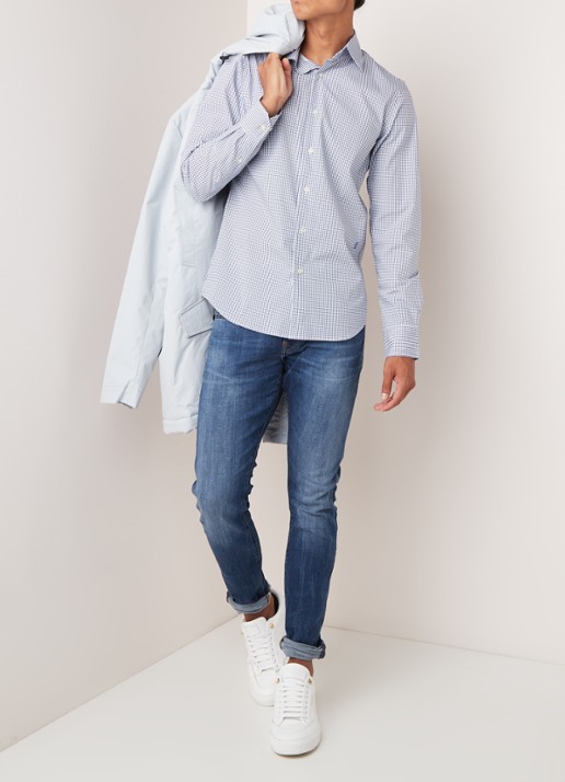 G-Star RAW Elto skinny jeans met medium wassing - voorkant 5 indigo