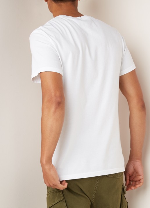 G-Star RAW Graphic T-shirt met tekstopdruk - achterkant 4 wit