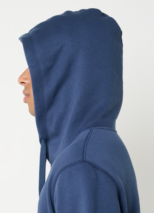 G-Star RAW Hoodie met logo - detail 2 staalblauw