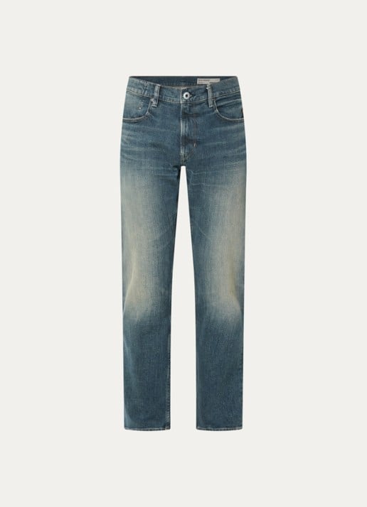 G-Star RAW Mosa straight leg jeans met medium wassing - voorkant 4 indigo