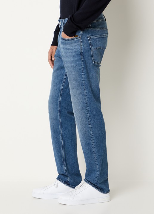 G-Star RAW Mosa straight leg jeans met steekzakken - detail 2 indigo