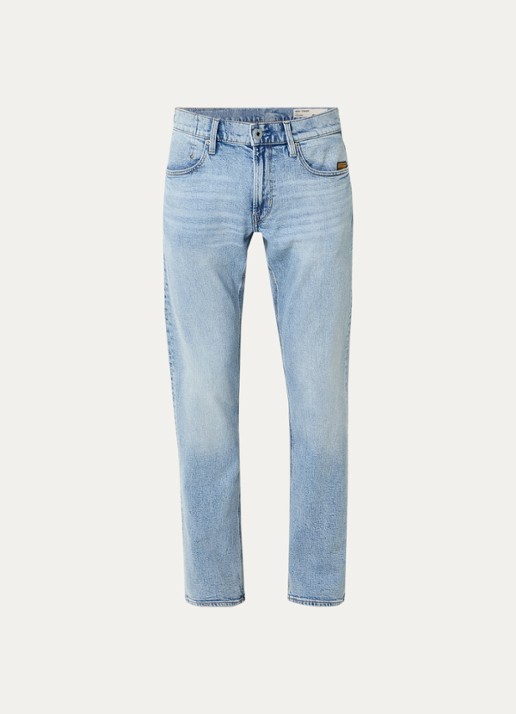 G-Star RAW Mosa straight leg jeans met steekzakken - voorkant 3 lichtblauw