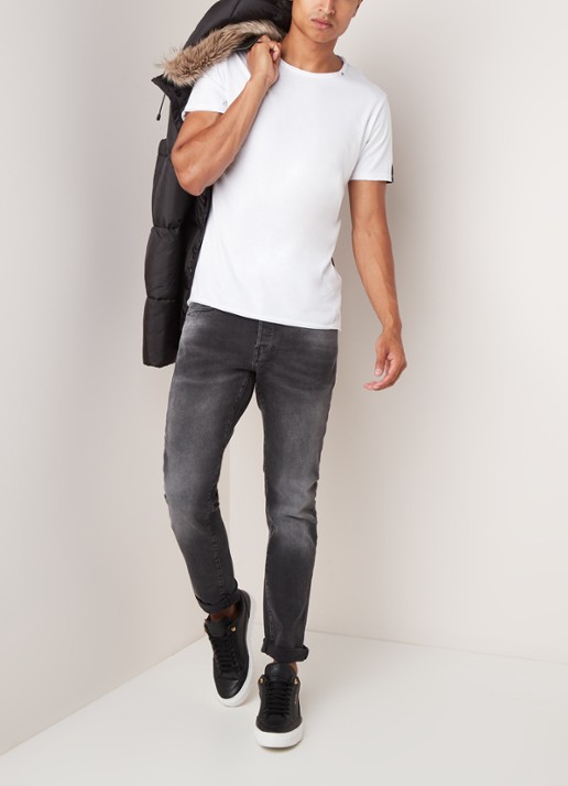 G-Star RAW Nero slim fit jeans met stretch - voorkant 5 antraciet