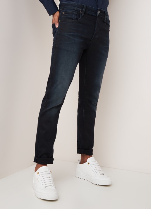 G-Star RAW Slander slim fit jeans met stretch - detail 4 indigo