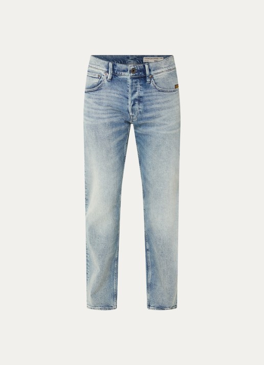 G-Star RAW Streem slim fit jeans met lichte wassing - voorkant 4 indigo