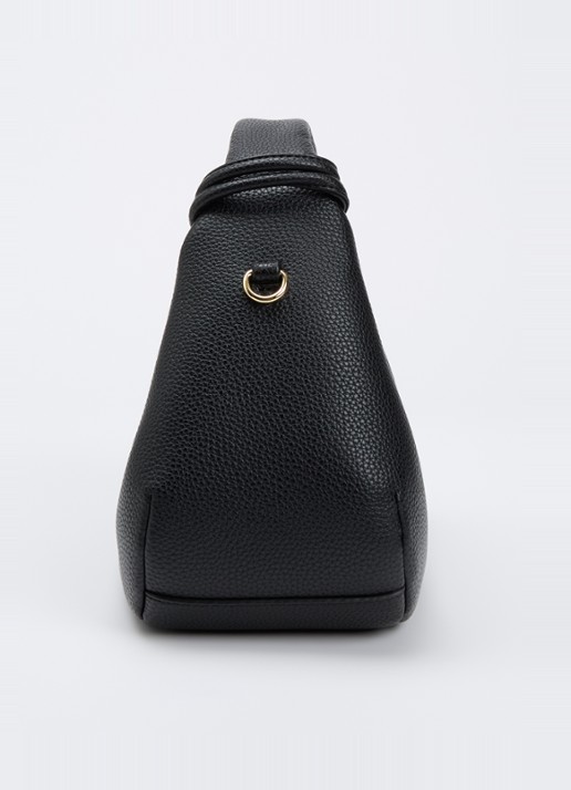 Ganni Hobo Mini handtas met afneembare schouderriem - detail 3 zwart