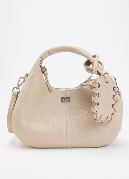 Ganni Hobo Mini handtas met afneembare schouderriem