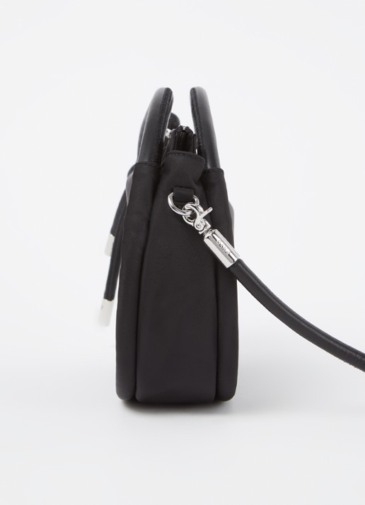 Ganni Mini Knot handtas met leren details  - detail 4 zwart