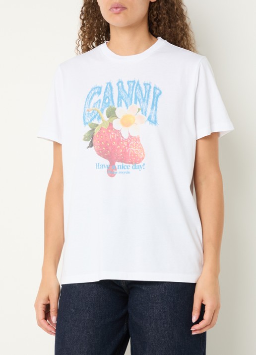 Ganni T-shirt met print