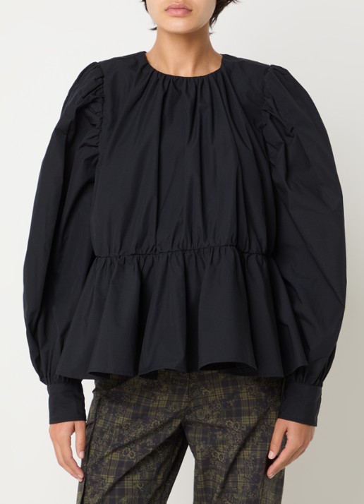 Ganni Tuniek met pofmouw