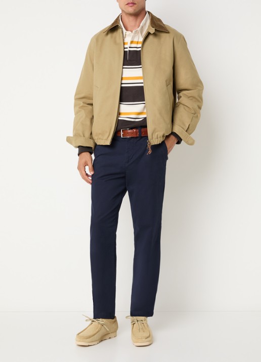 Gant Harrington jack met details van corduroy - voorkant 4 camel