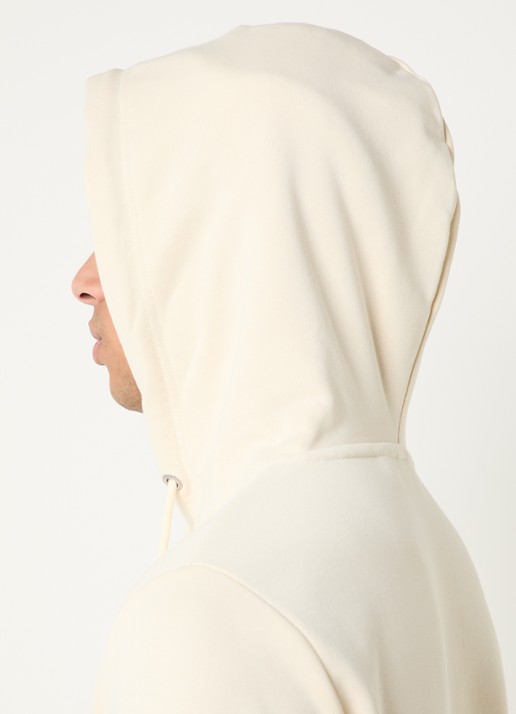 Gant Hoodie met logoborduring - detail 5 creme