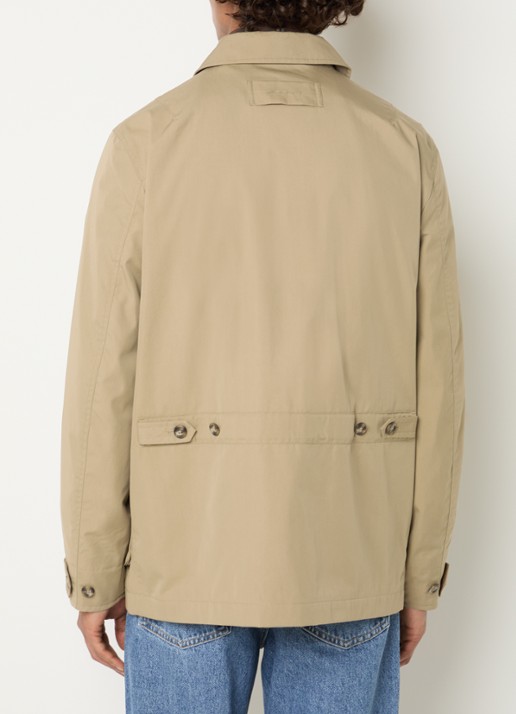 Gant Mantel met klepzakken - achterkant 4 taupe