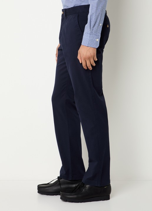 Gant Regular fit chino met steekzakken - detail 5 donkerblauw