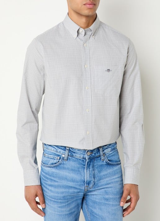Gant Regular fit overhemd met borstzak