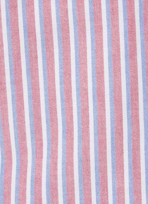 Gant Regular fit overhemd met streepprint en borstzak - detail 5 rood