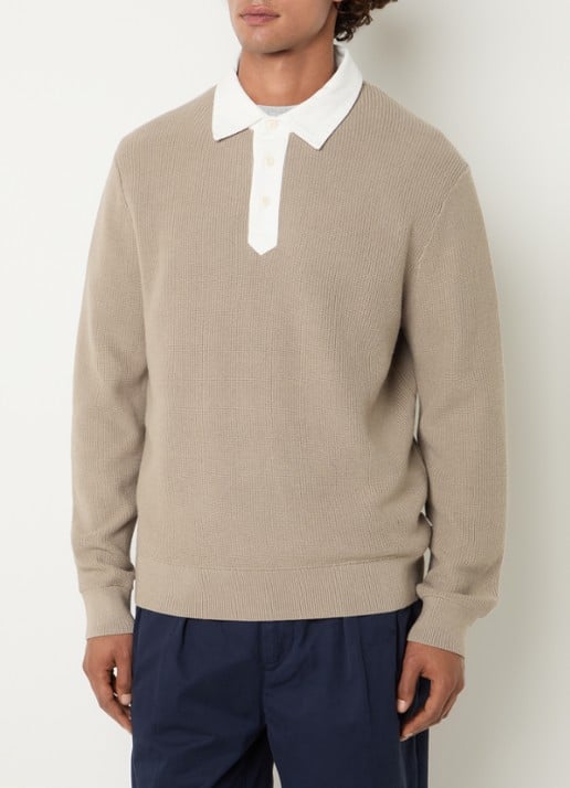 Gant Regular fit polo in wolblend