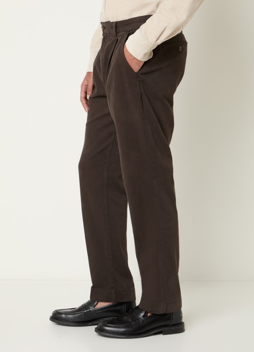 Gant Slim fit chino met steekzakken - detail 2 bruin