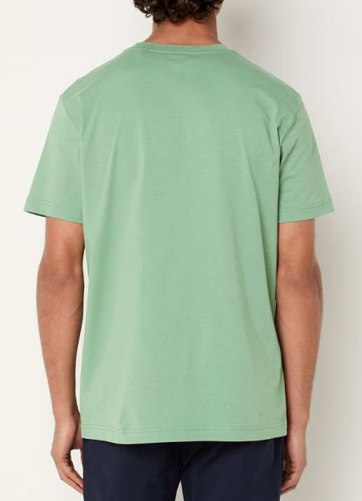 Gant T-shirt met print - achterkant 3 lichtgroen