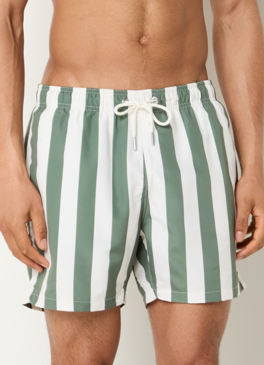 Gant Zwemshorts met streepprint en steekzakken