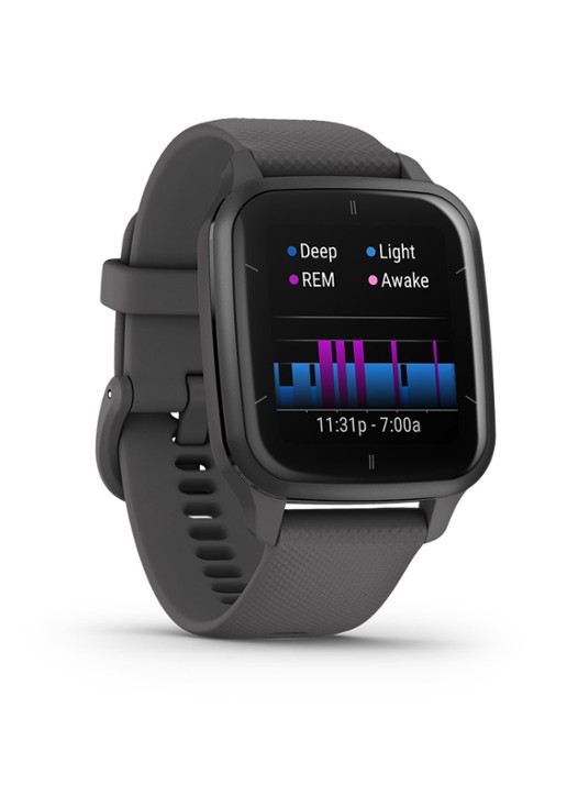 Garmin Bounce 2 smartwatch - detail 2 donkergrijs