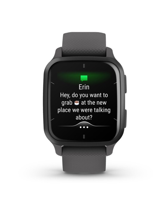 Garmin Bounce 2 smartwatch - detail 3 donkergrijs