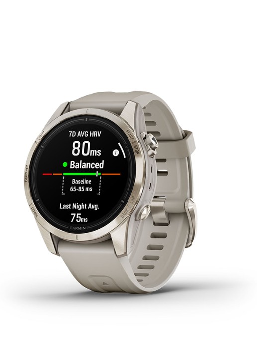Garmin Epix Pro horloge 42 mm met saffierglas - voorkant 2 goud