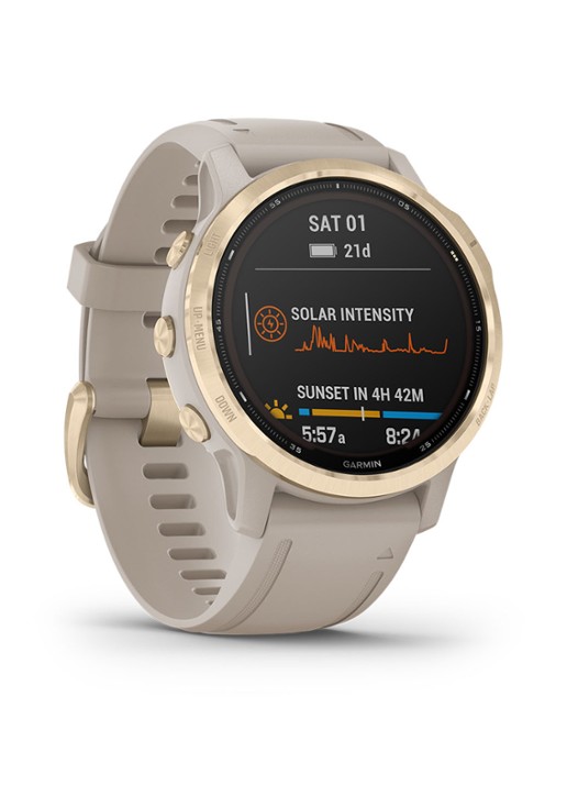Garmin Fenix 6s Pro Solar smartwatch 010-02409-11 - detail 6 goud