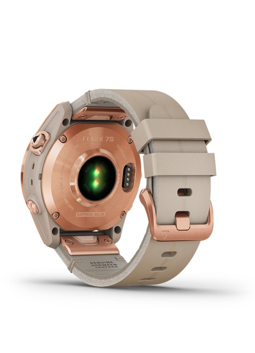 Garmin Fenix 7S Sapphire Solar smartwatch 42 mm - detail 3 roségoud