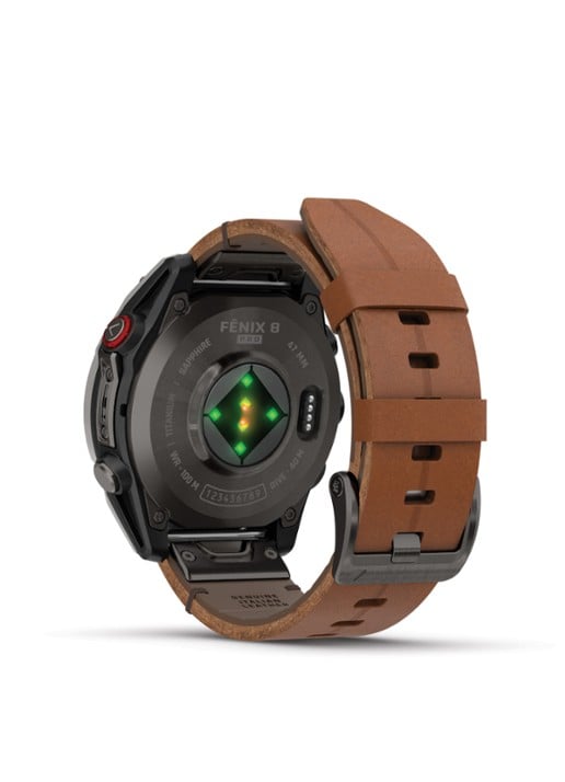 Garmin Fenix 8 Pro LTE smartwatch 47 mm, Saffierglas - detail 4 zwart