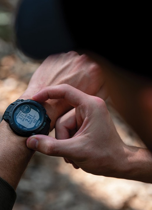 Garmin Instinct 3 Tactical Solar smartwatch 50 mm - voorkant 7 zwart