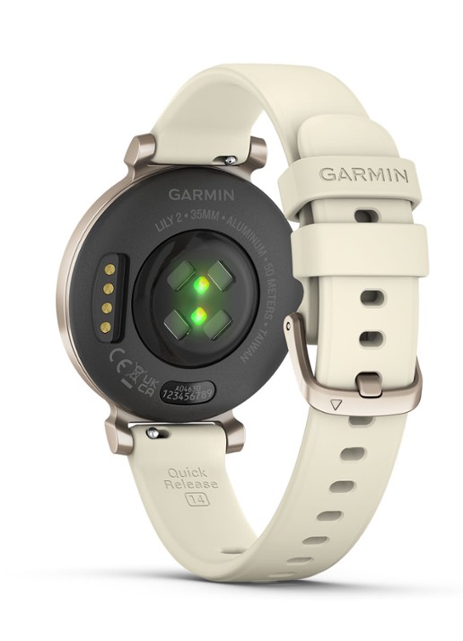 Garmin Lily 2 smartwatch 35,4 mm - detail 6 gebroken wit