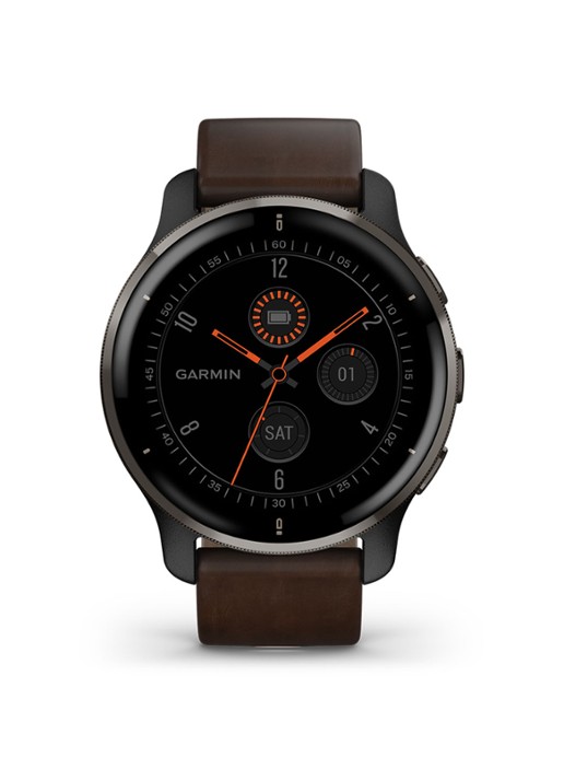 Garmin Venu 2 Plus smartwatch 43 mm - voorkant zwart