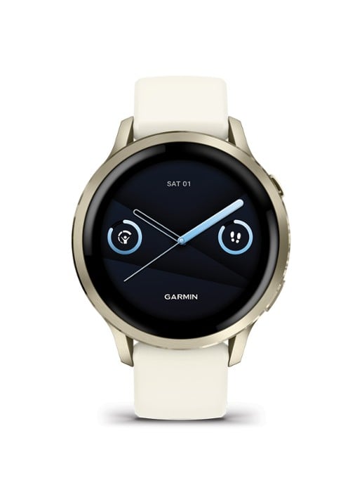 Garmin Venu 4 - 41mm - voorkant lunar gold