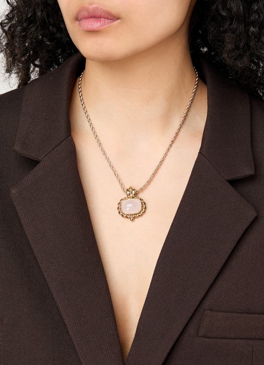 Gas Bijoux Amarante ketting verguld - voorkant 2 naturel