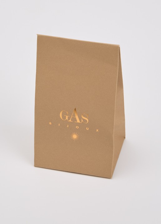 Gas Bijoux Amarante oorstekers verguld - detail 2 goud