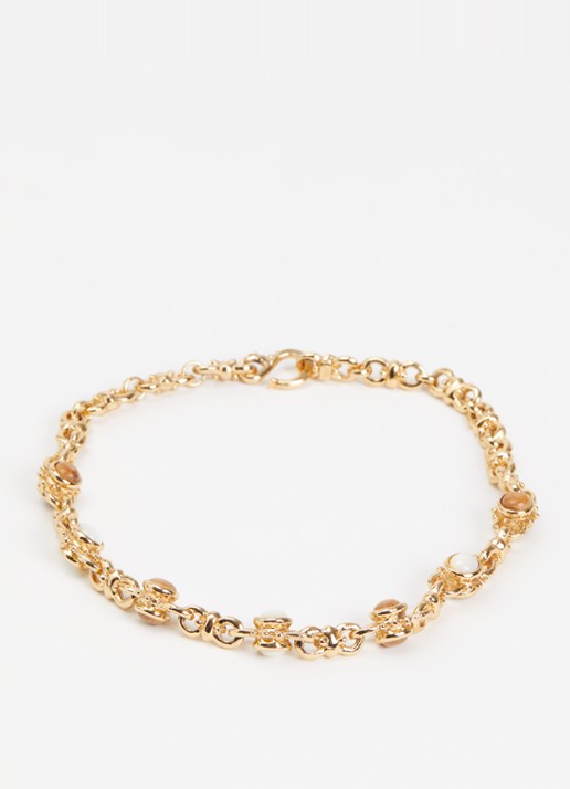 Gas Bijoux Amarante schakelketting verguld - detail goud