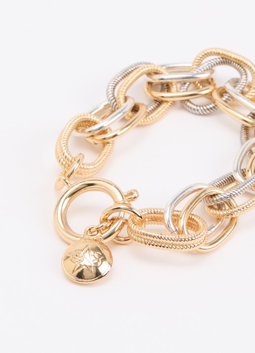 Gas Bijoux Bell schakelarmband  - detail 3 goud