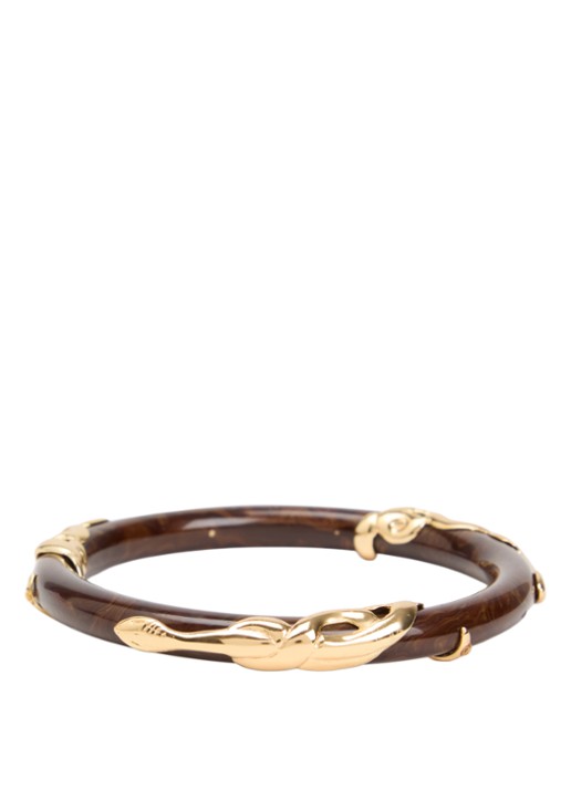 Gas Bijoux Cobra bangle verguld