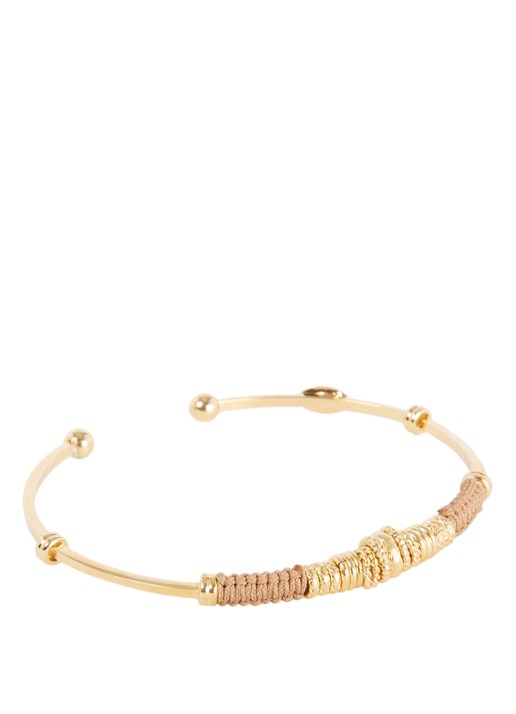 Gas Bijoux Zizanie bangle verguld - voorkant 2 goud