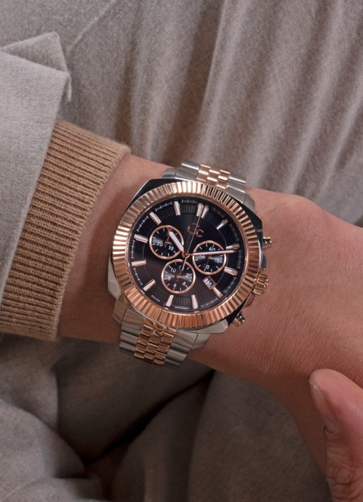 Gc Watches Flair Coussin horloge Z46001G2MF - detail 3 zilver