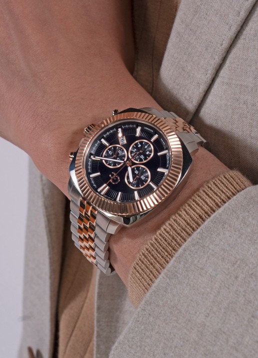 Gc Watches Flair Coussin horloge Z46001G2MF - voorkant 2 zilver