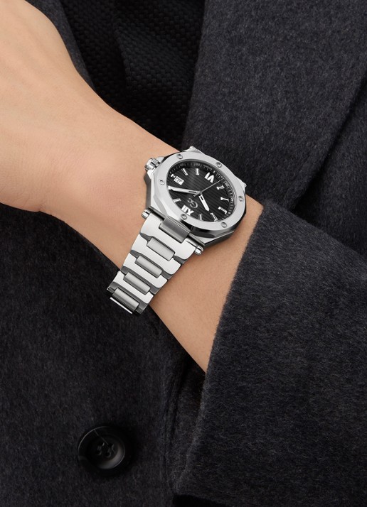 Gc Watches Legacy Sleek horloge Z67004G2 - voorkant 2 zilver