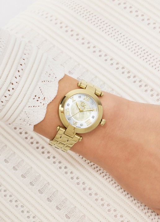 Gc Watches TopChic horloge Z62002L9 - detail 3 goud