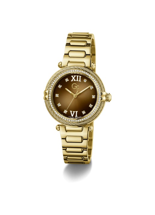 Gc Watches Vogue Cable horloge Z52005L4 - detail 5 goud